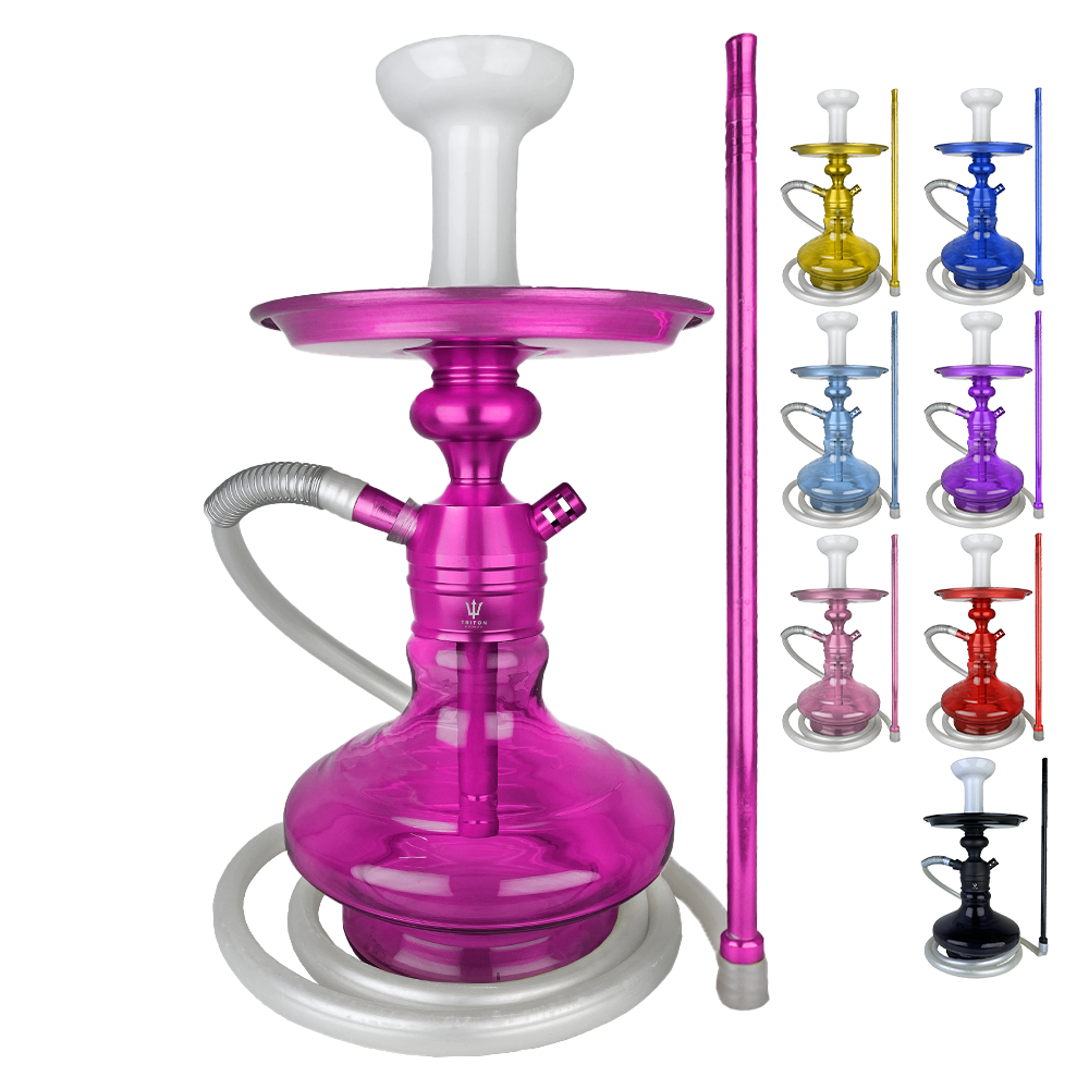 Narguile Completo Triton Zip + Mang anti completa + aladin Colorido- Branco