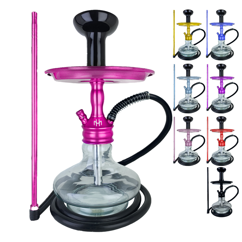 Narguile Completo Monster Hookah + Mang anti completa + Aladin transparente - Preto