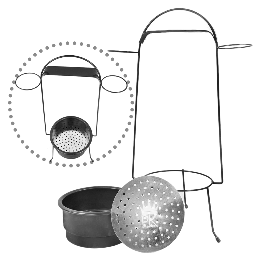 Cesta para transportar carvão - Preta 