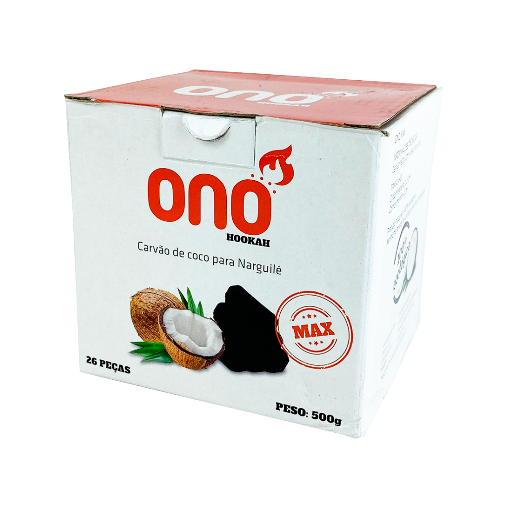 CARVÃO ONO MAX - BOX 10KG - 500G
