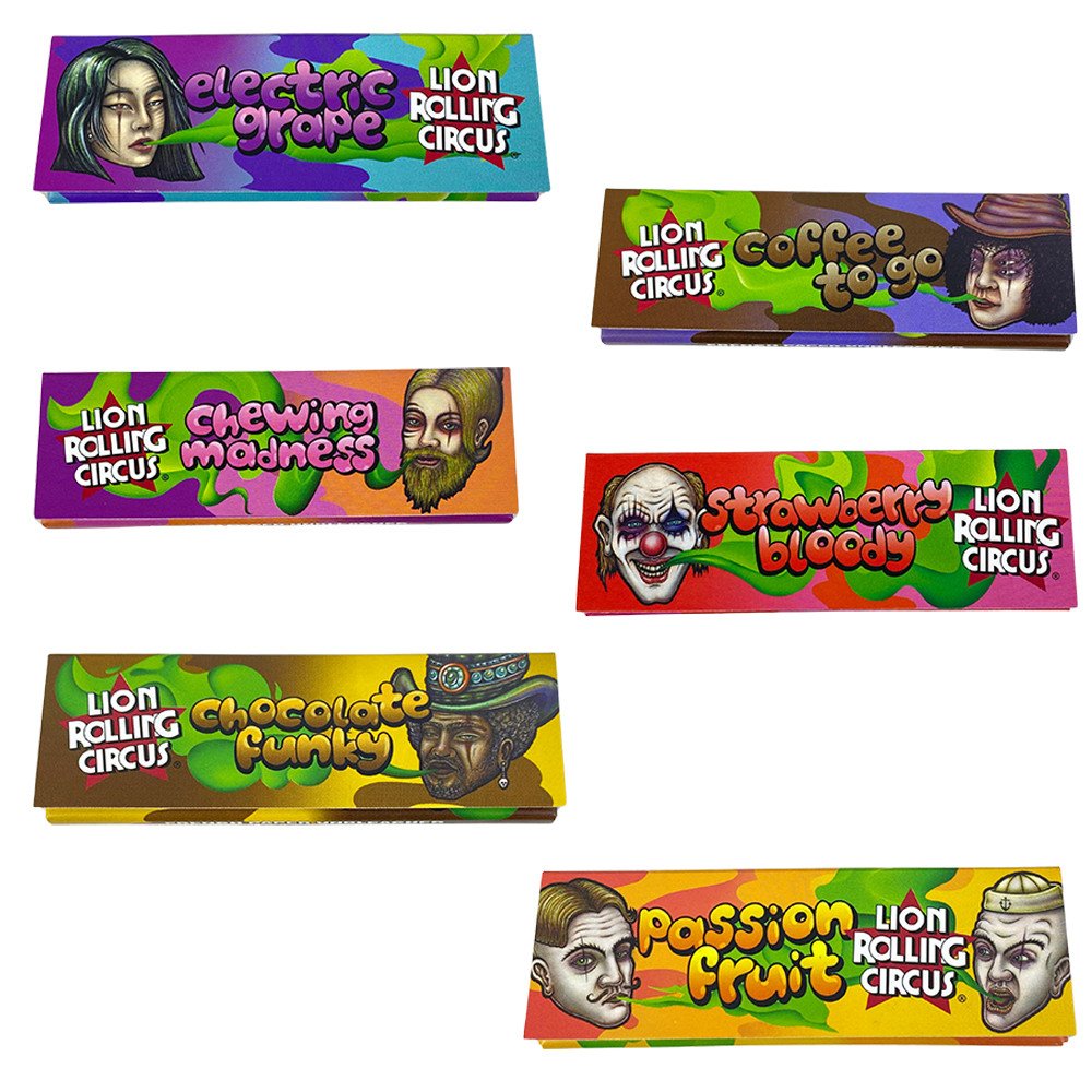 KIT SEDA SABORIZADA 1/4 - LION ROLLING CIRCUS - 6 UNIDADES