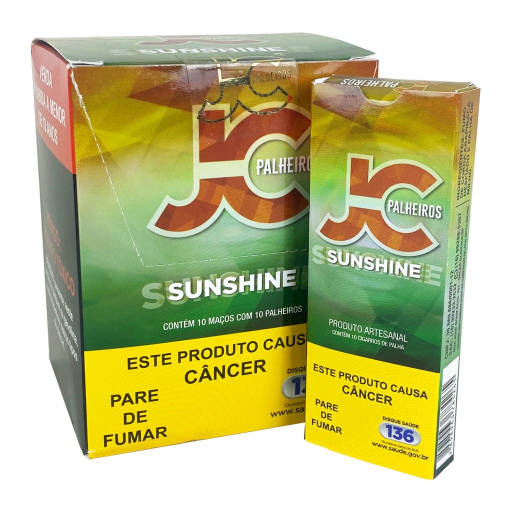 PALHEIRO JC SABORES SUNSHINE - CAIXA