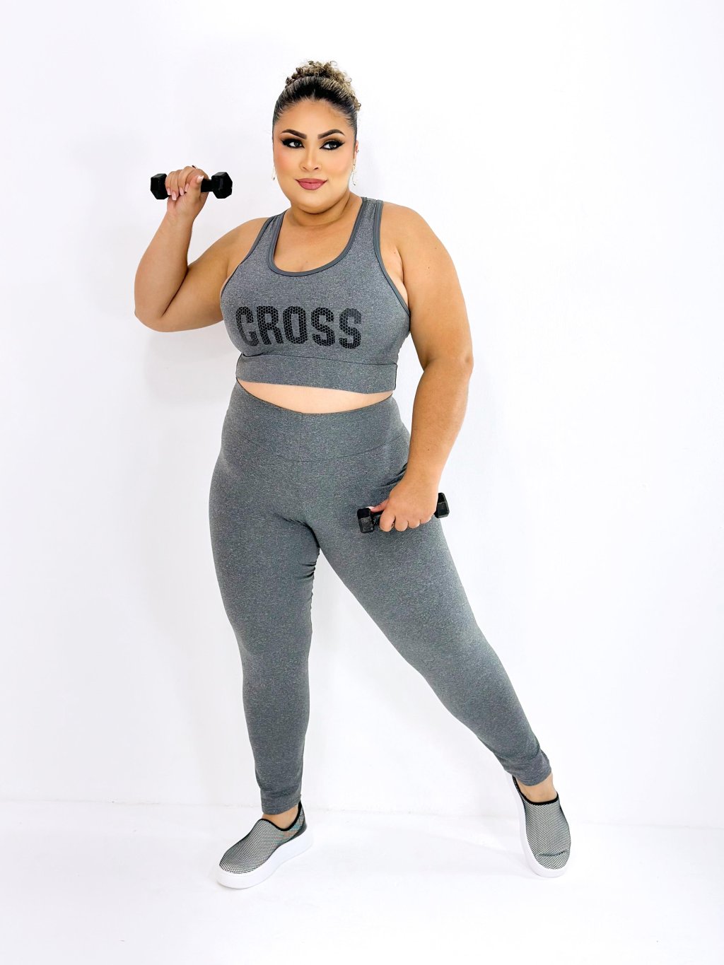 CONJUNTO ACADEMIA C/ CALÇA REF: K33L