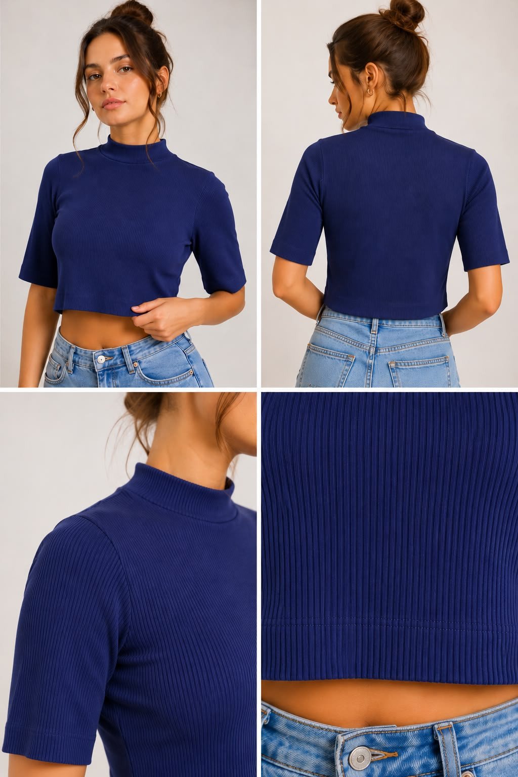 BLUSA CANELADA FEMININA REF: 142