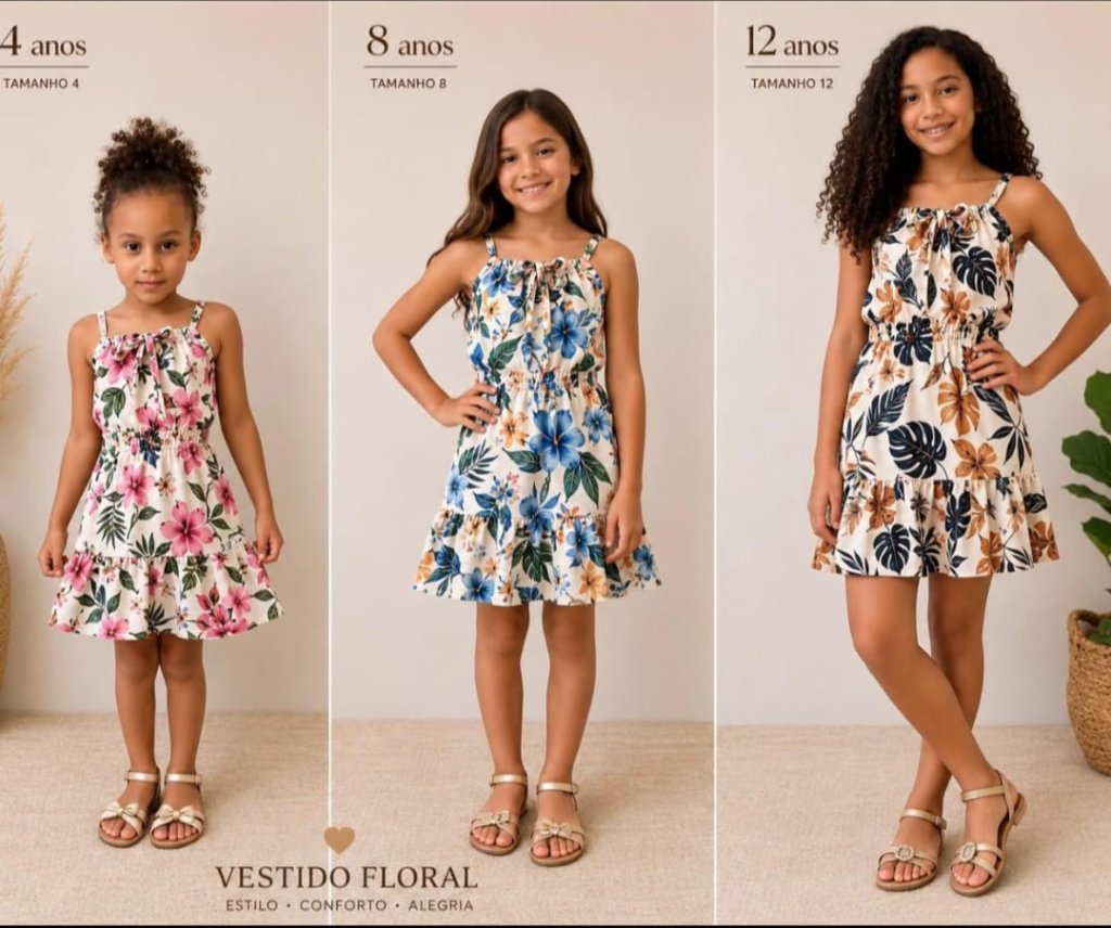 VESTIDO INFANTIL REF: 506