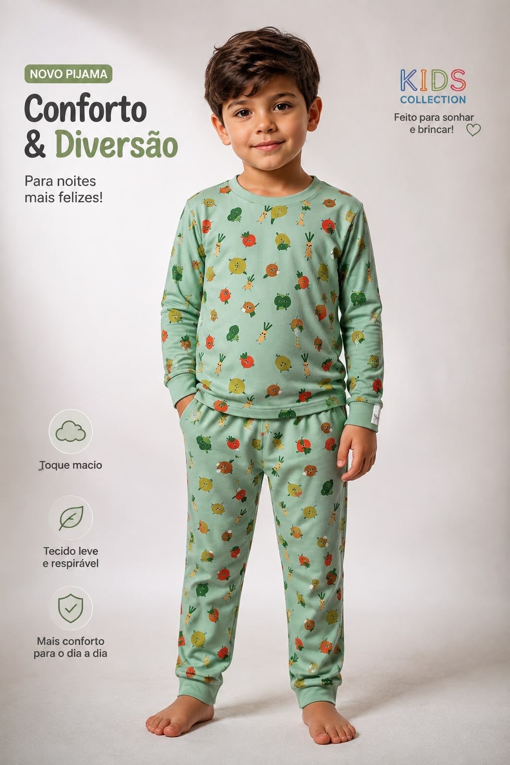 PIJAMA INFANTIL UNISSEX REF:514