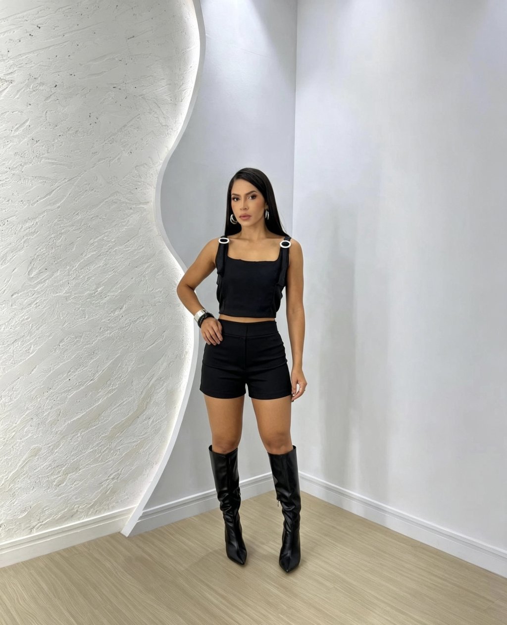 CONJUNTO ALFAIATARIA FEMININO REF:420