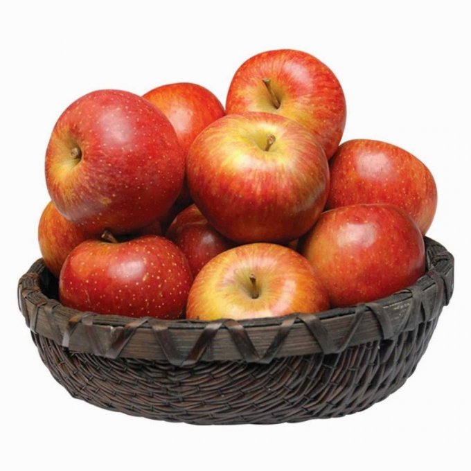 Maçã gala embalada