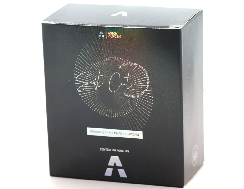 Agulha Americana Aston Soft Cut - Cx c/ 100 Un