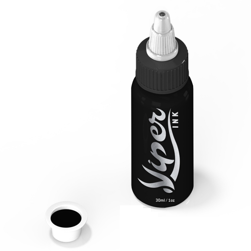 Tinta Viper Ink Preto Linha e Tribal - 30 ml