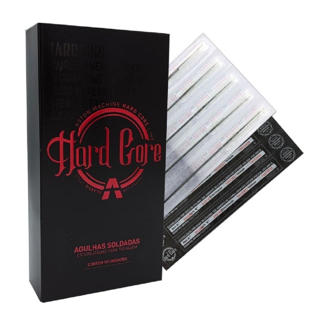 Agulha Hard Core - Cx c/ 50 Un