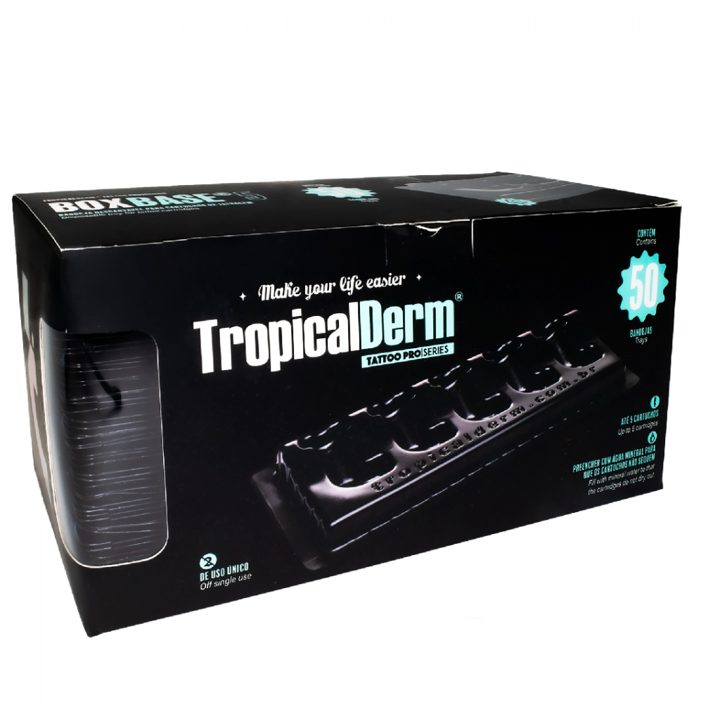 Suporte para cartucho tropicalderm 5 espaçoes - 50un
