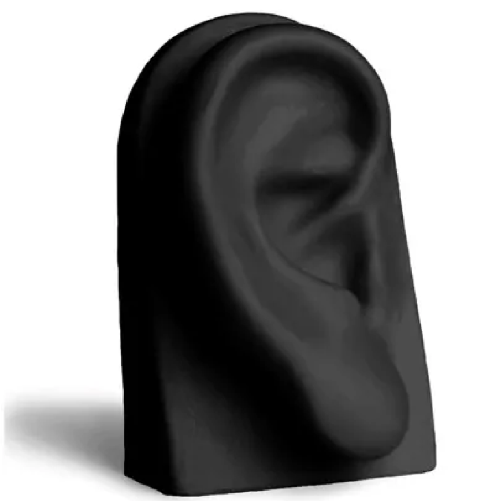Expositor de Silicone Orelha - Direita/Esquerda - Preto