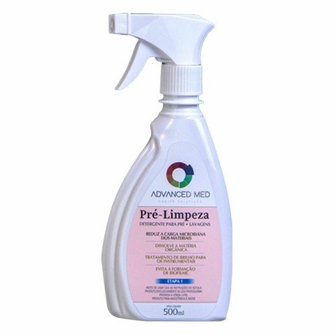  O DETERGENTE PRÉ-LIMPEZA ADVANCED MED 500ML