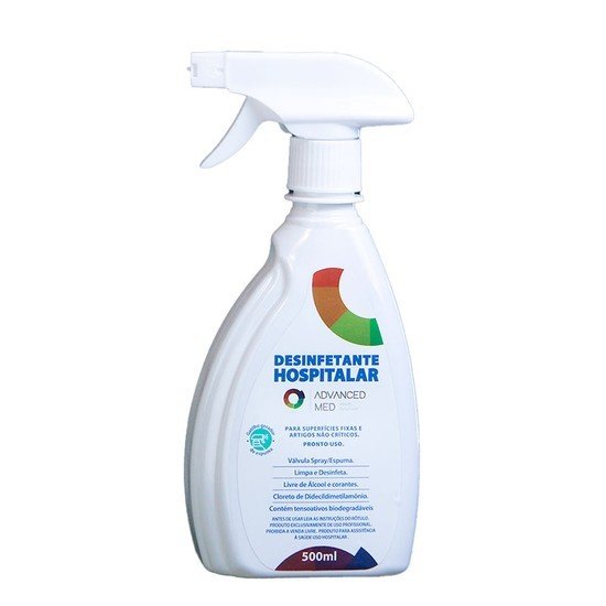 Desinfetante Hospitalar Advanced Med C/Borrifador 500ml