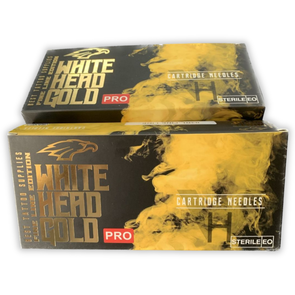 Cartuchos Tattoo White Head 20 Und Fine Line Pro Round Liner