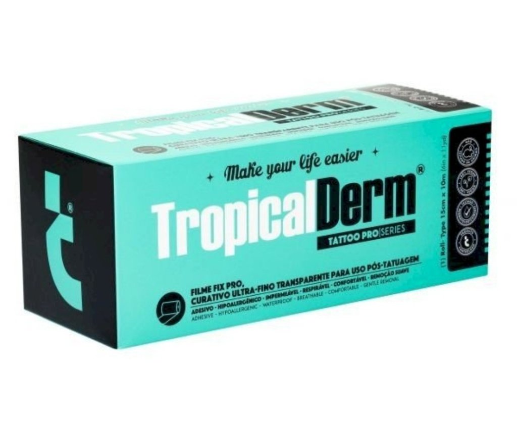 Rolo adesivo Tropicalderm pro (fosco) - 15x10