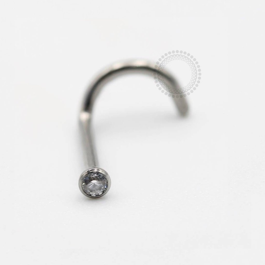 Nostril Flat Titânio - TN236