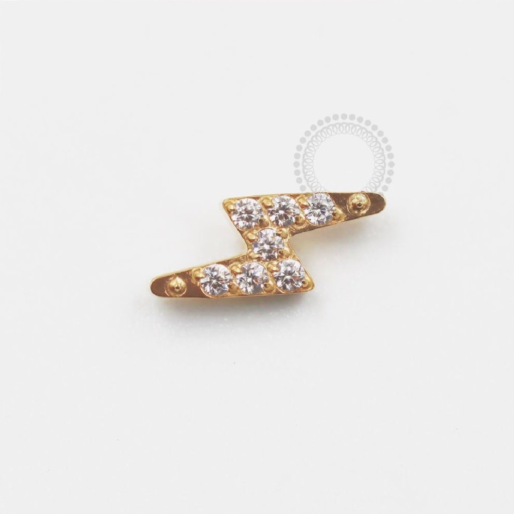 Topo titânio PVD Gold 1.2mm - TN269