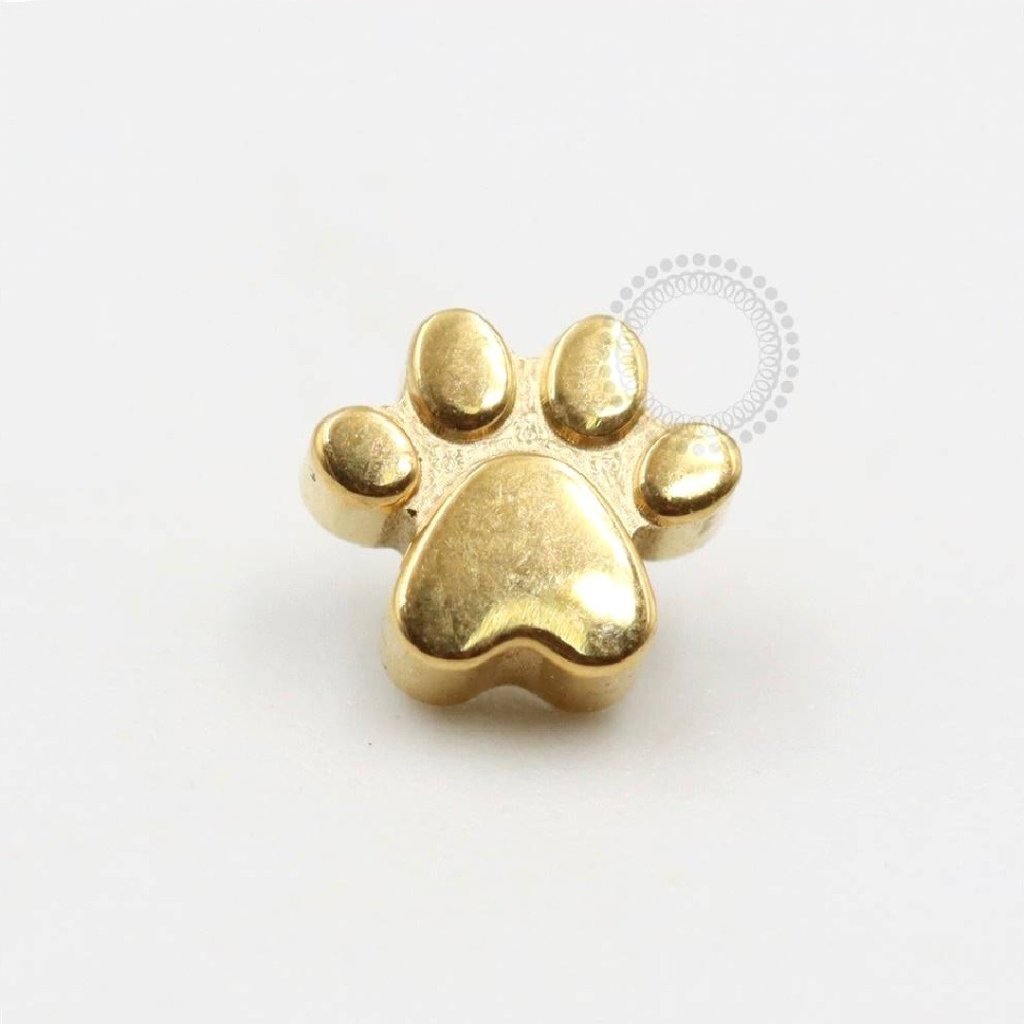 Topo titânio PVD Gold 1.2mm - TN517