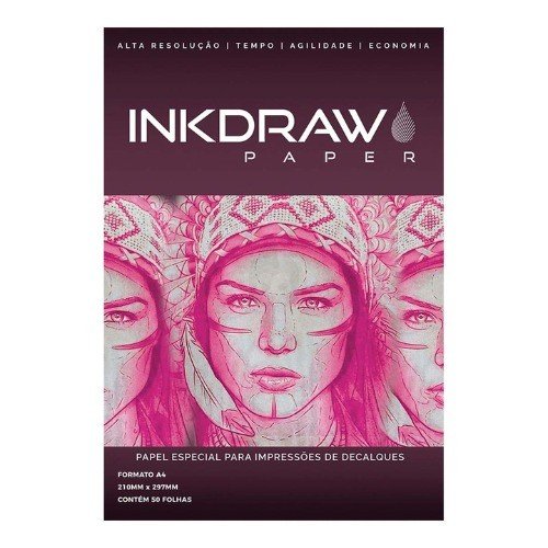 Papel transfer inkdraw paper - 50fl