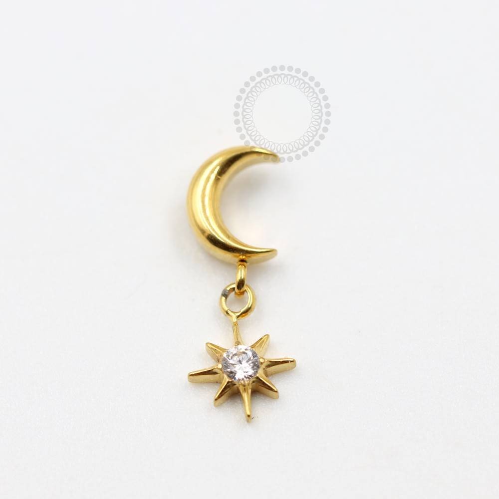 TN991 - topo estrela com pingente