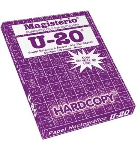 Papel hectografico u-20 - 100 folhas - ( Papel hectografico para decalque Tatuagem )