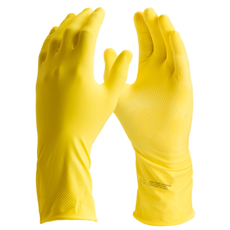 LUVA DE LATEX AMARELA