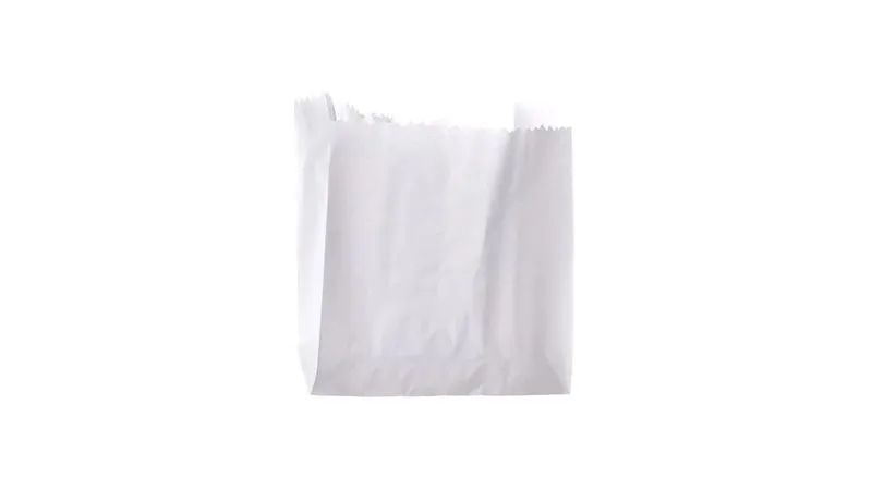 SACO DE PAPEL BRANCO HAMBURGÃO 