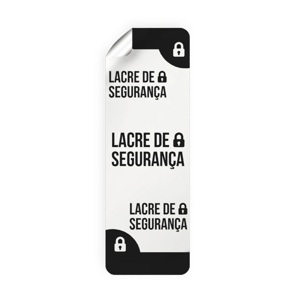 ETIQUETA LACRE DE SEGURANÇA 30X10