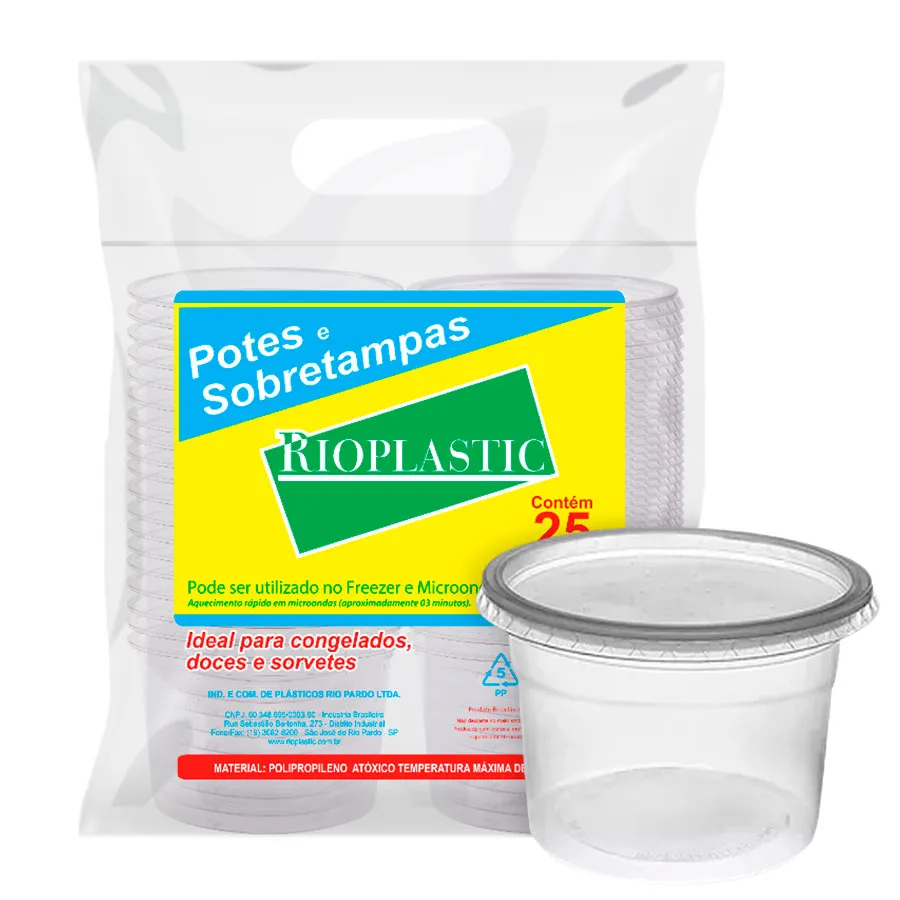 KIT POTE/TAMPA 250ML