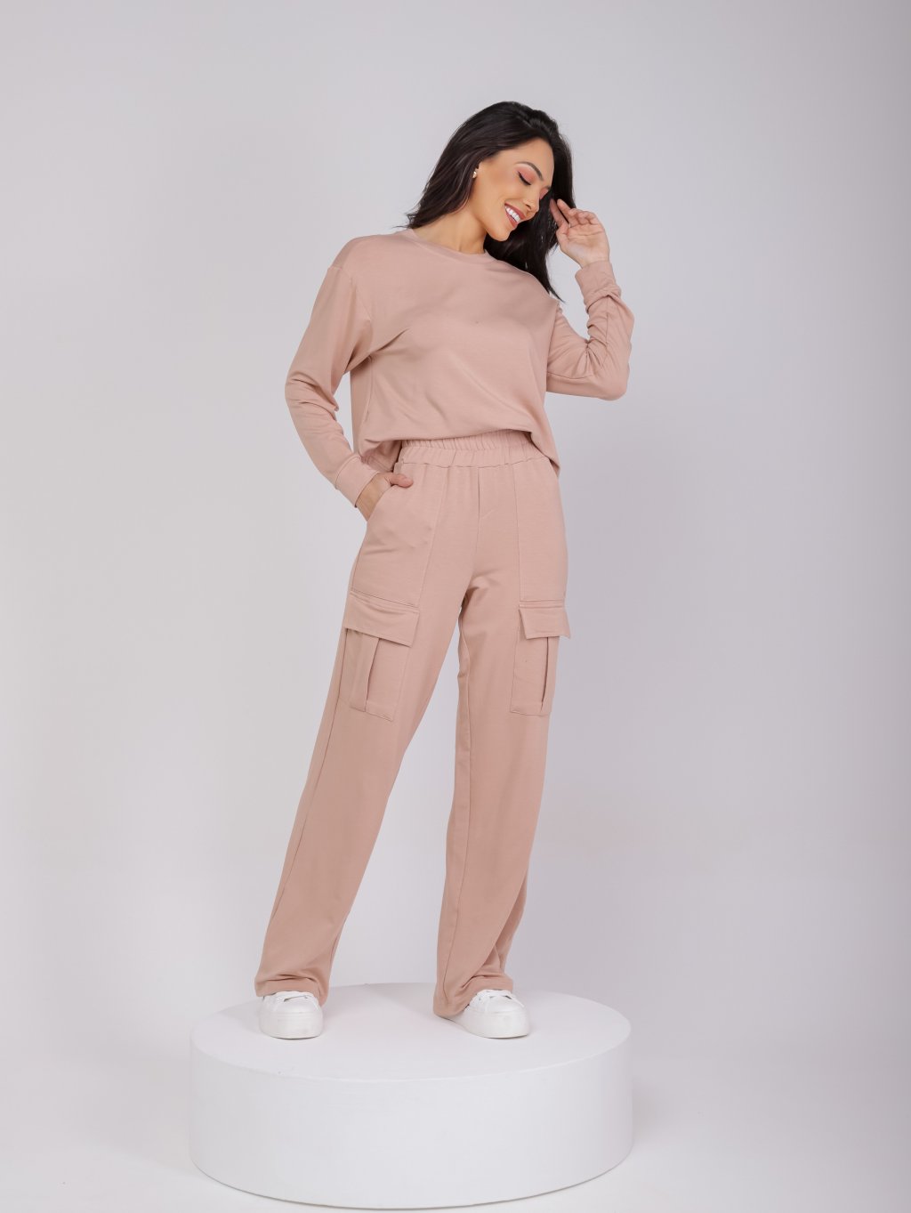 CONJUNTO CARGO  BEJE