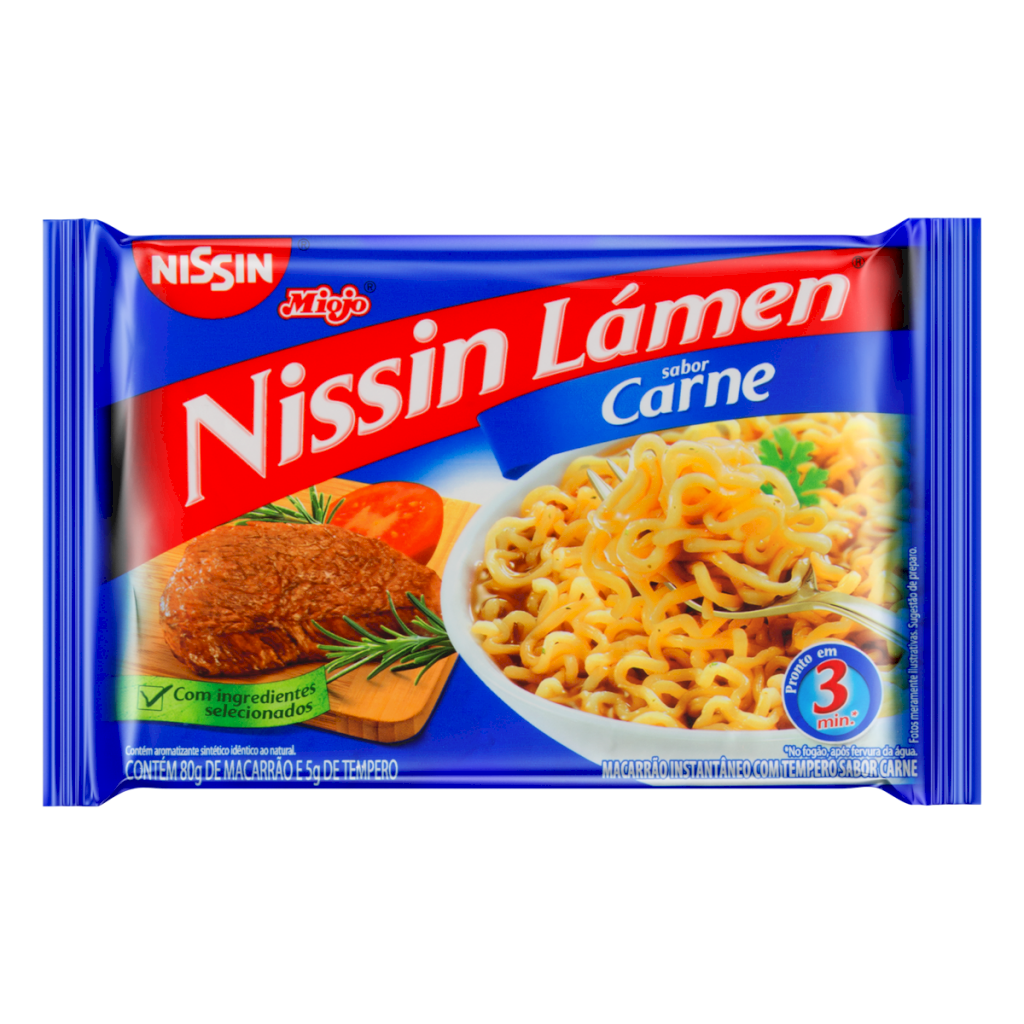 Macarrão Instantâneo Nissin Carne