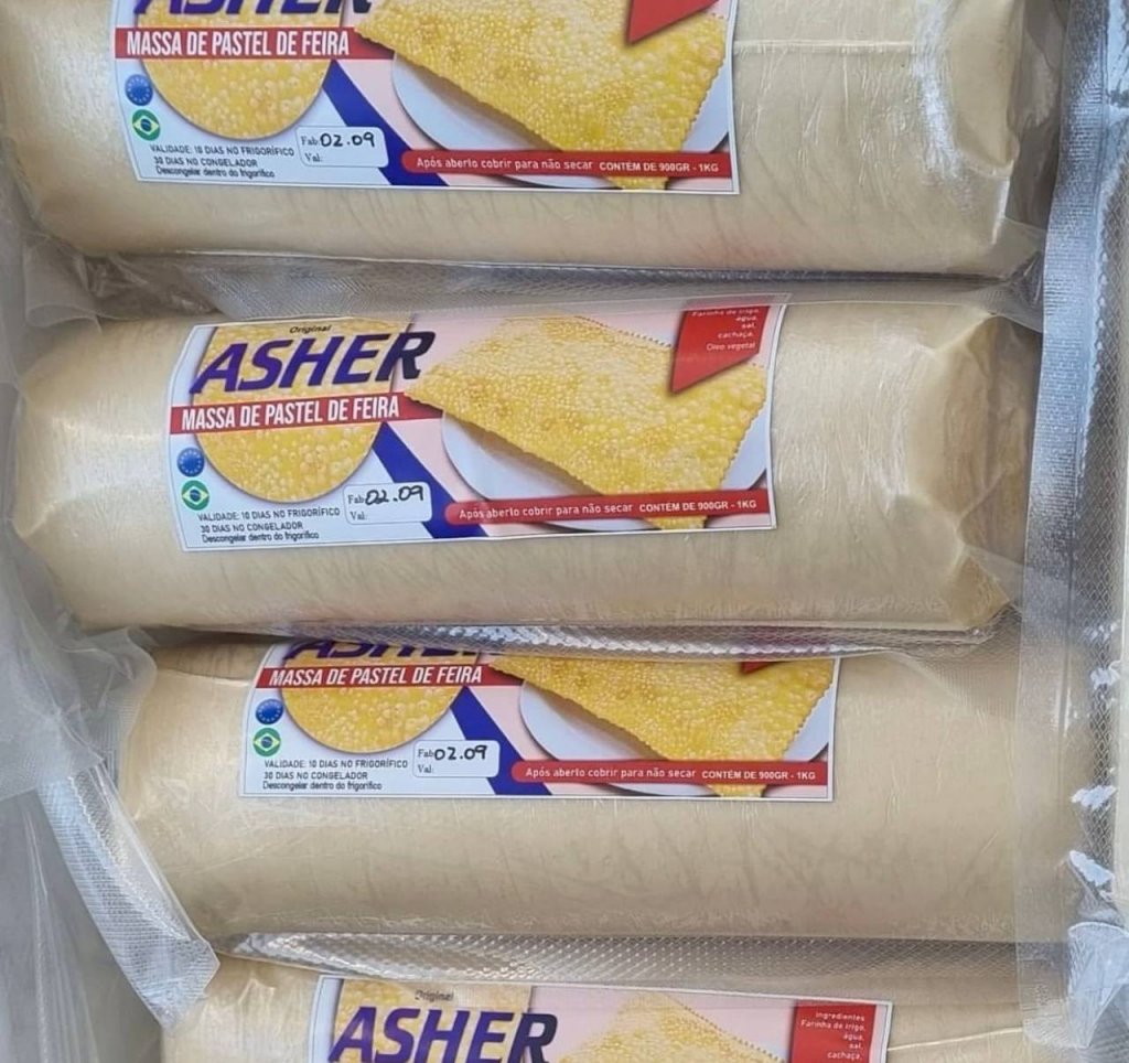 Massa de Pastel Asher 1 kilo