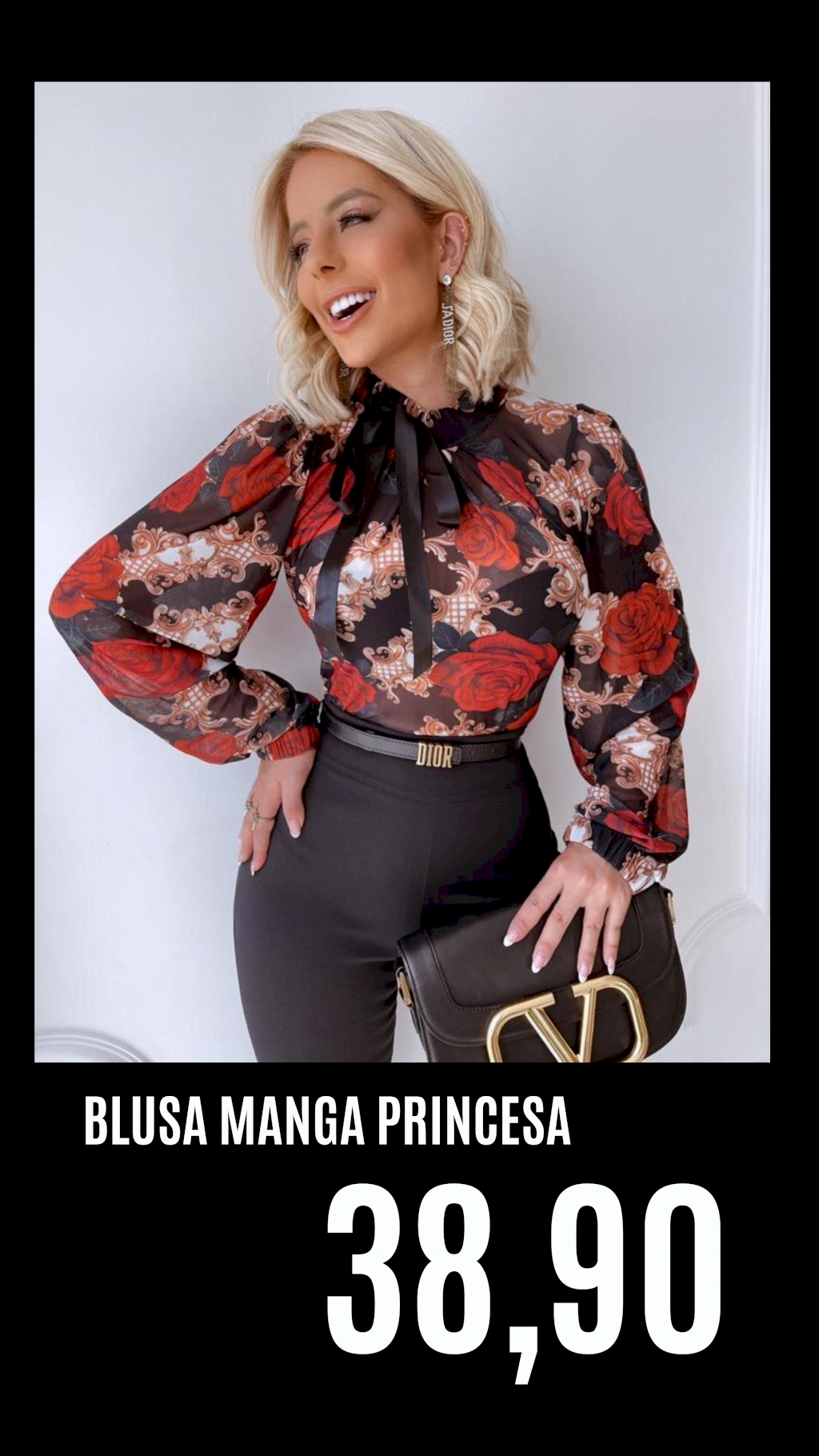 Blusa Manga Princesa