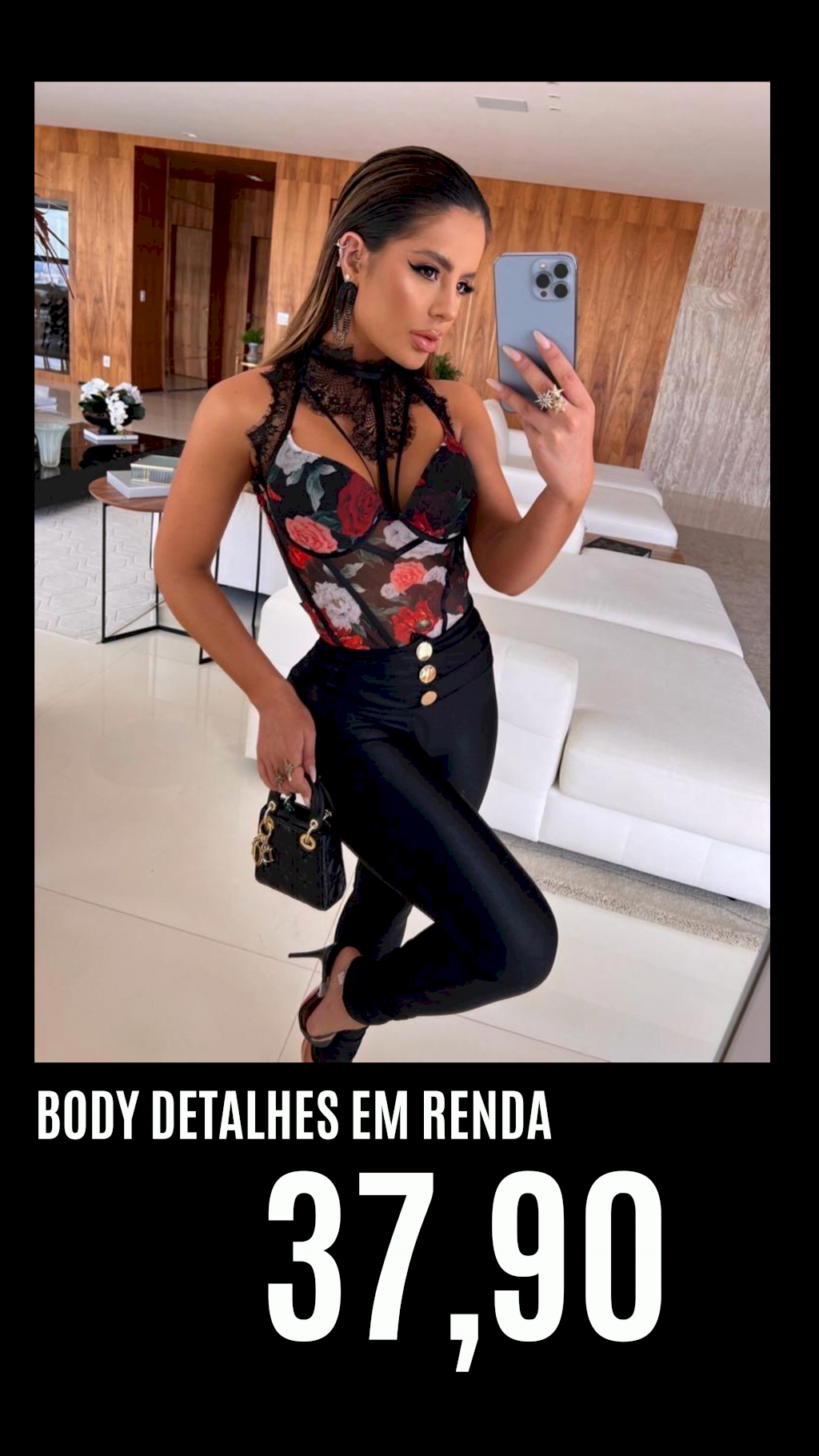 Body detalhes com Renda