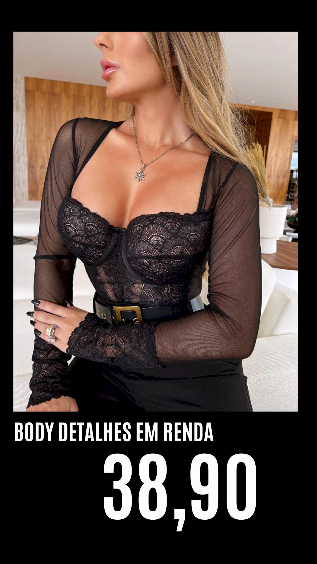 Body detalhes com Renda