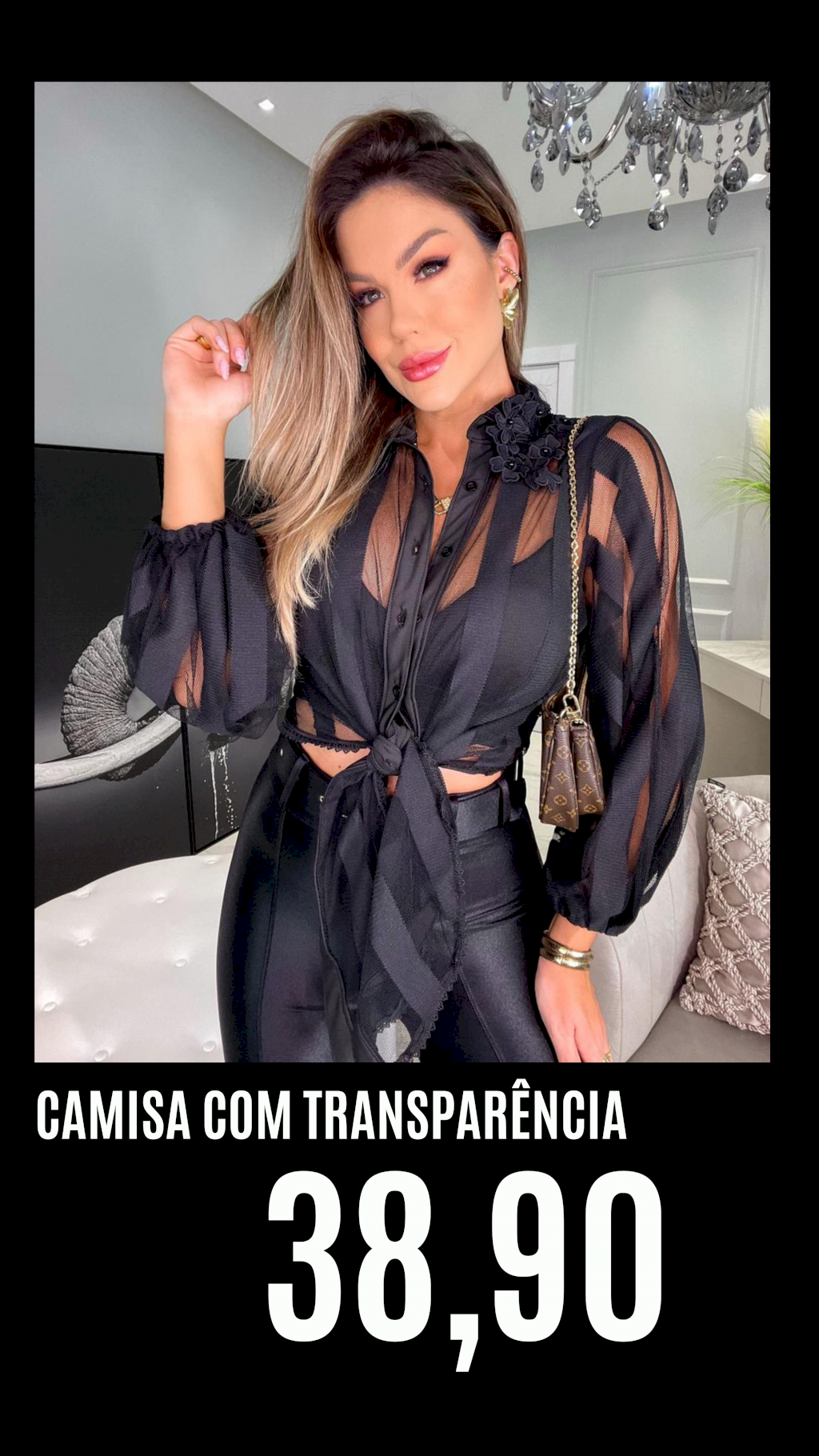 Camisa com Transparência 