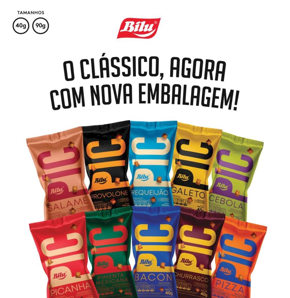 Salgadinho BILU PIC SABOR PIMENTA 40g