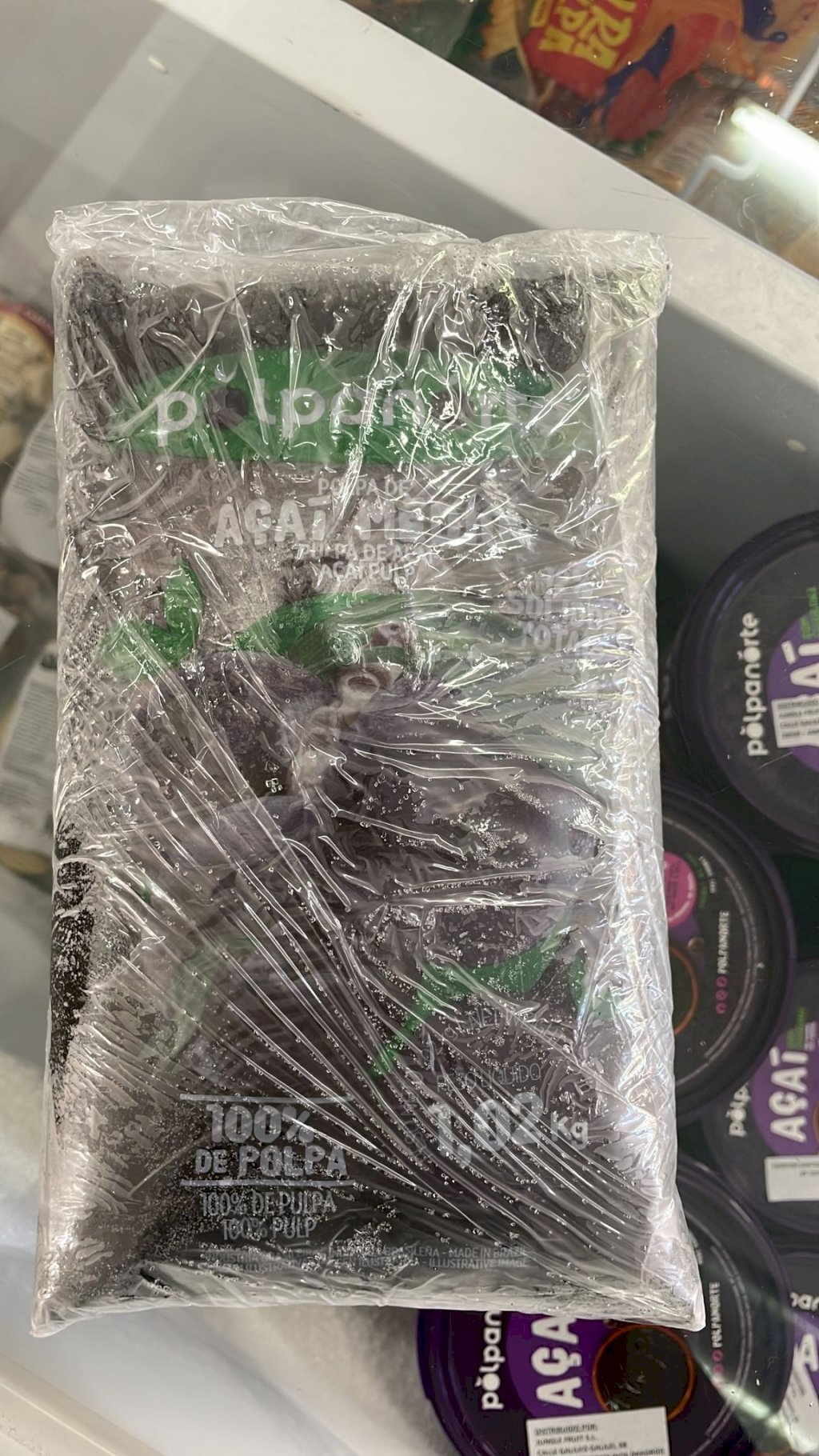 Polpa Congelada de Açaí Puro