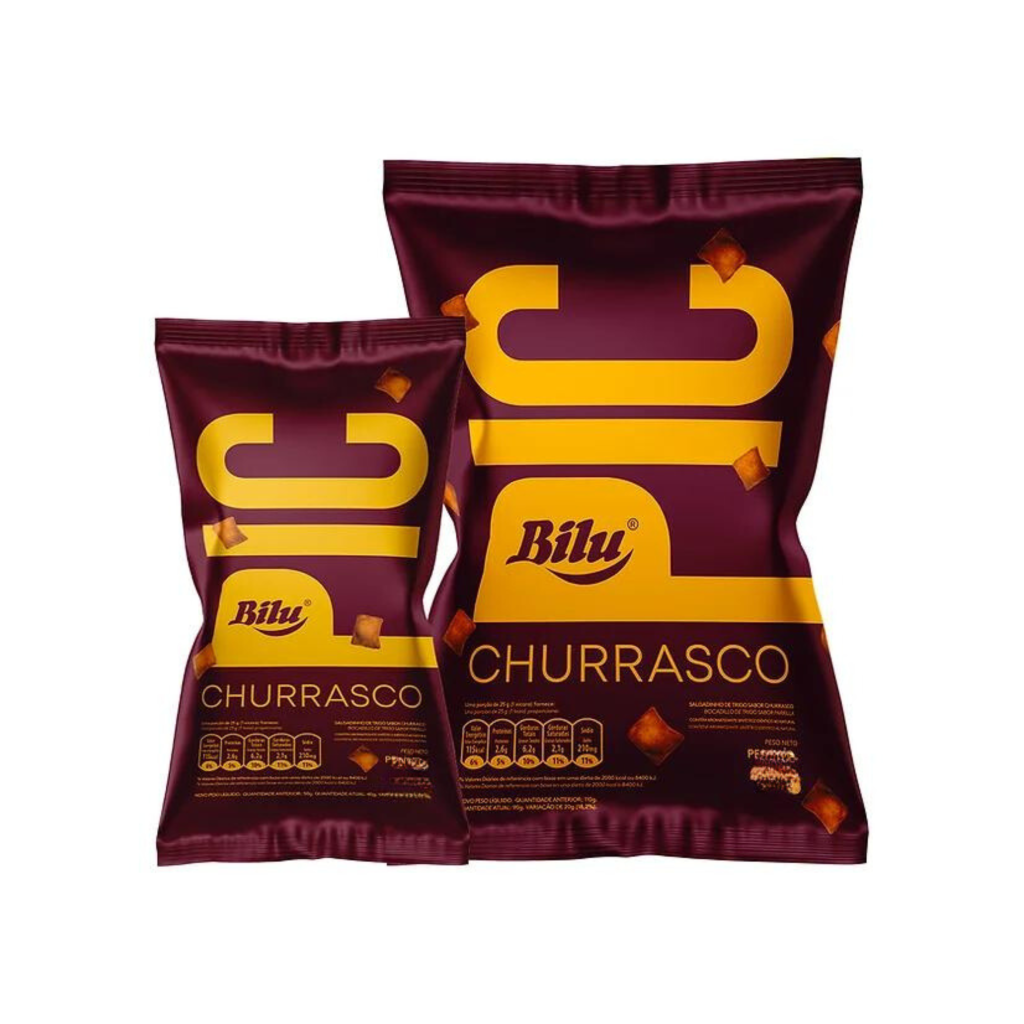 Salgadinho BILU PIC SABOR CHURRASCO 40g