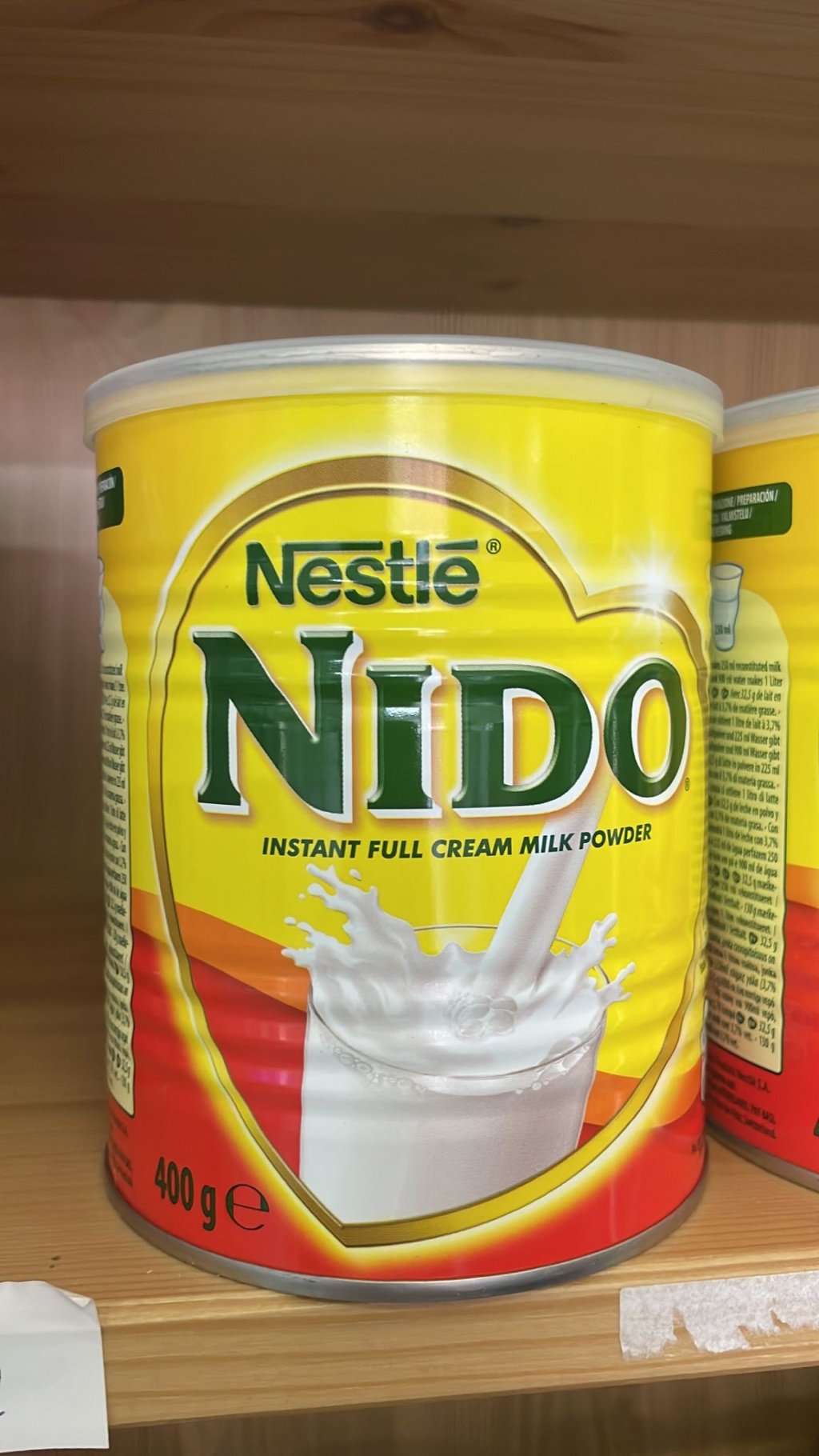 Leite ninho lata 400g