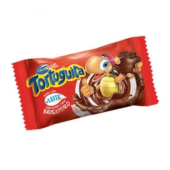 Chocolate Tortuguita COM RECHEIO DE BRIGADEIRO 