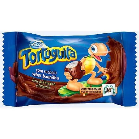 Chocolate Tortuguita COM RECHEIO DE BAUNILHA 