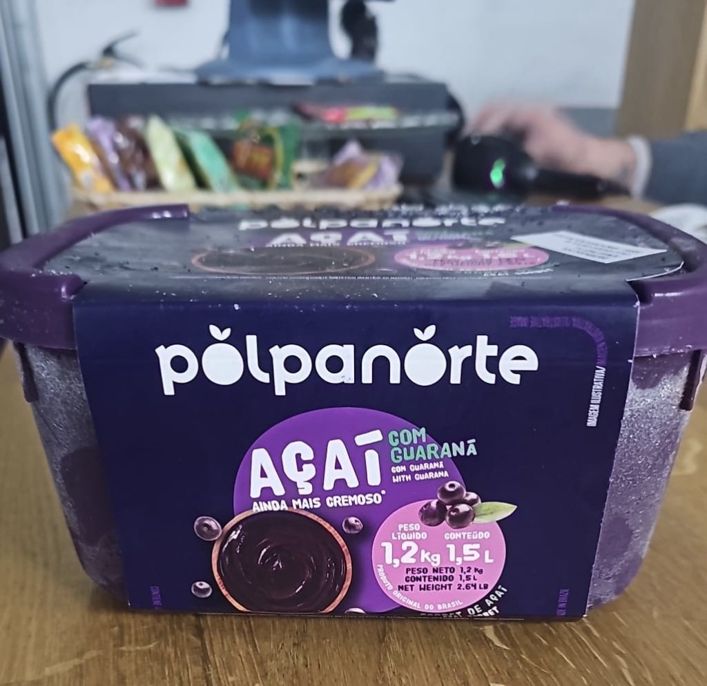 Açaí com Guaraná Polpanorte 