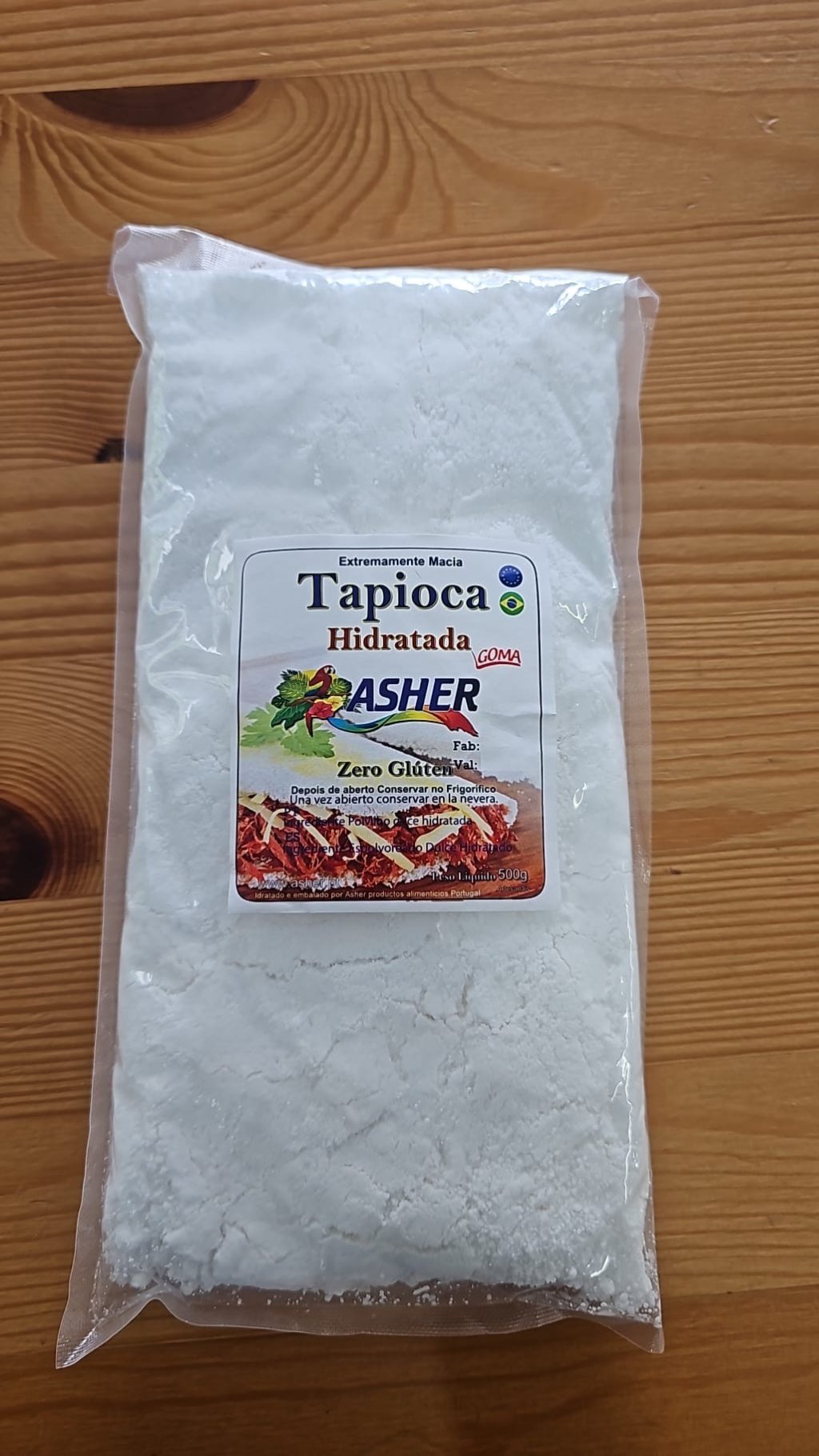 Tapioca Hidratada Asher 500g