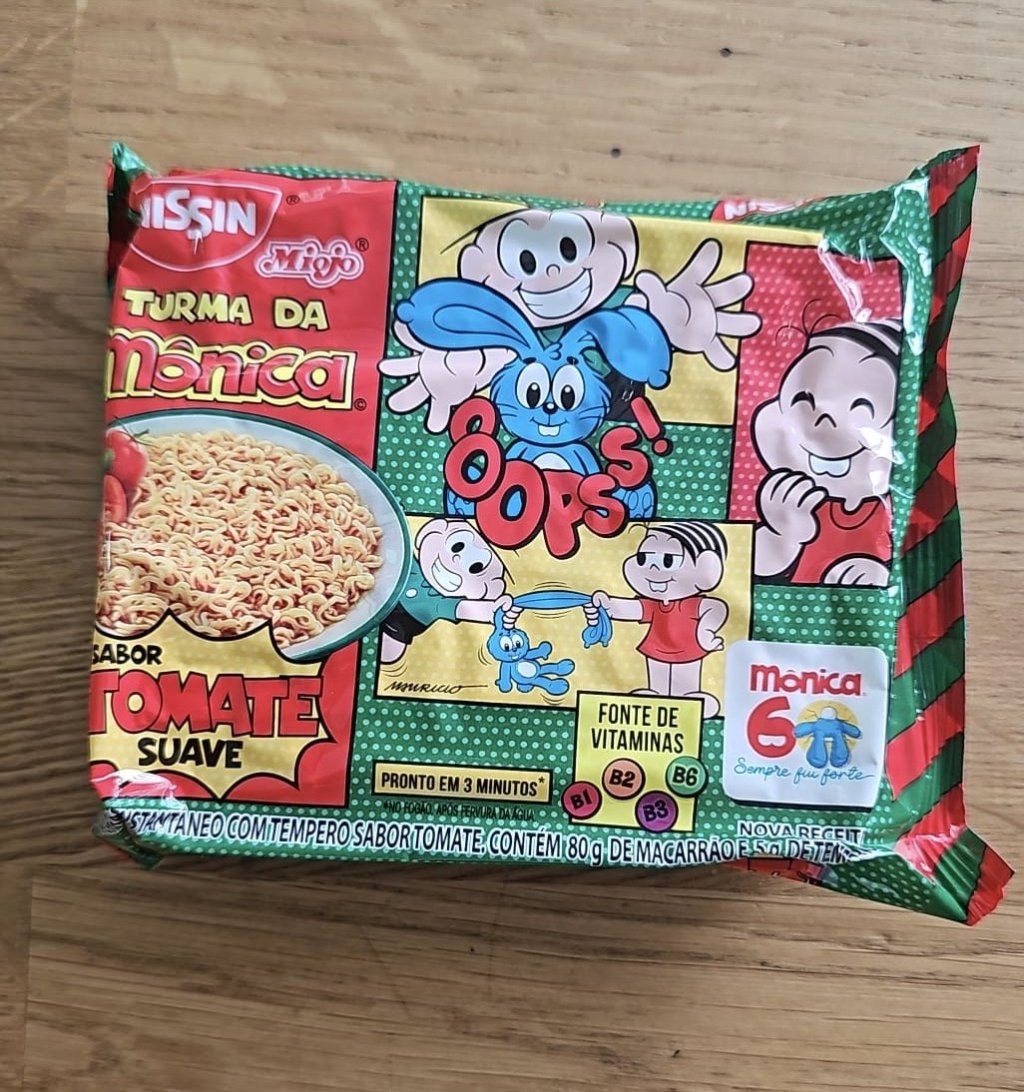 Macarrão instantâneo Nissin - Tomate suave 