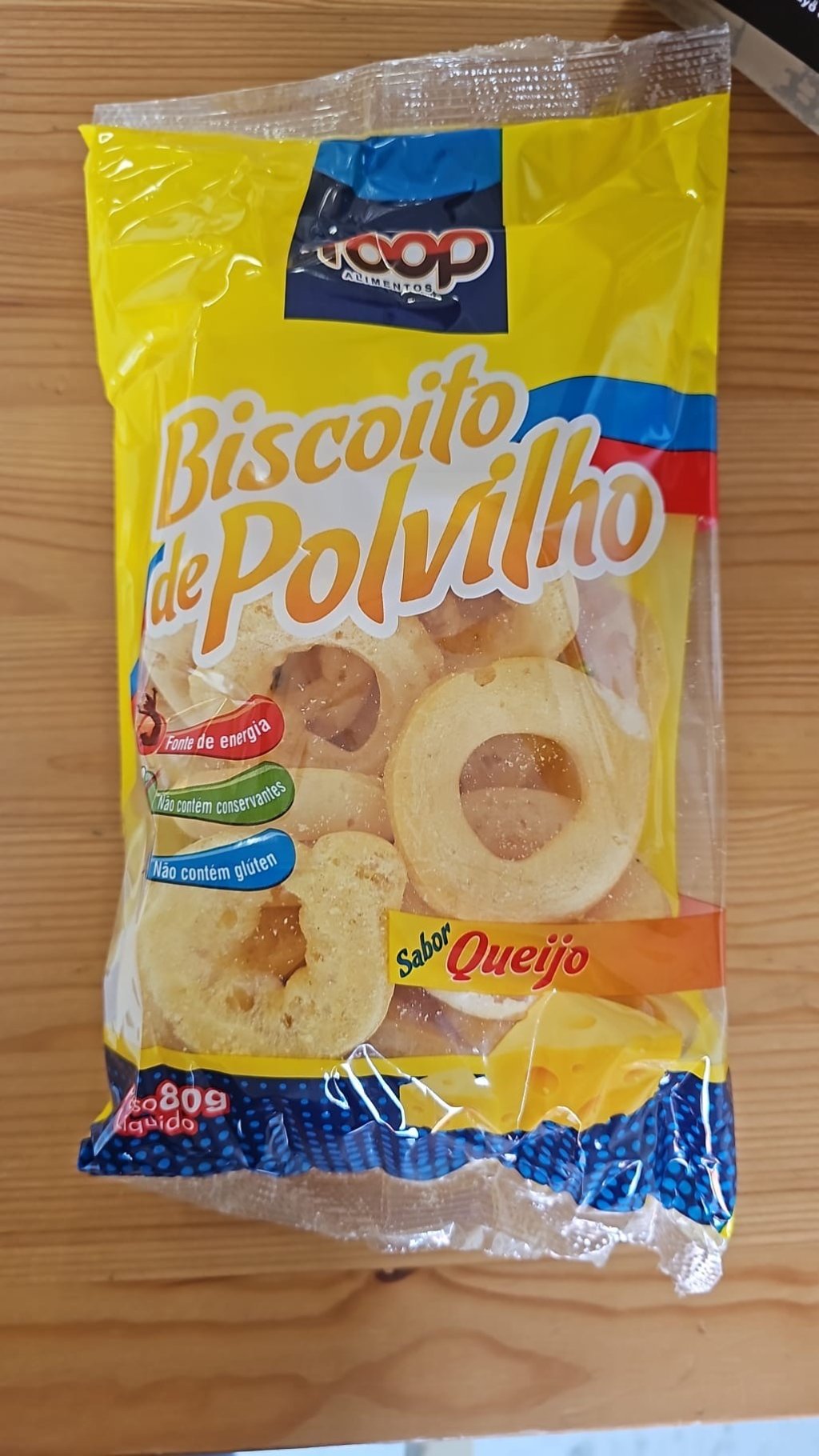 Biscoito de polvilho (sabor queijo)