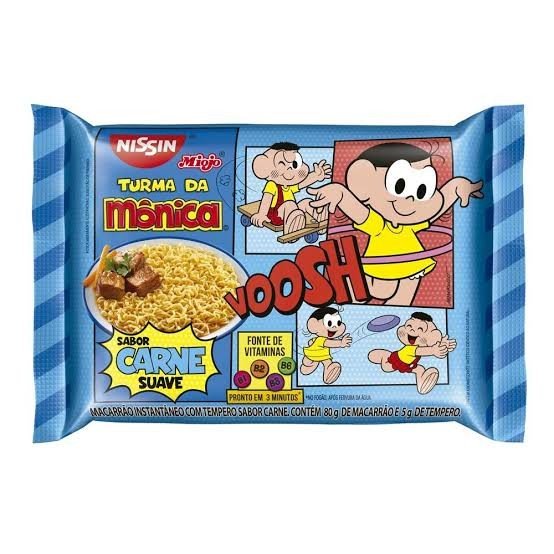 Macarrão instantâneo nissin - carne 