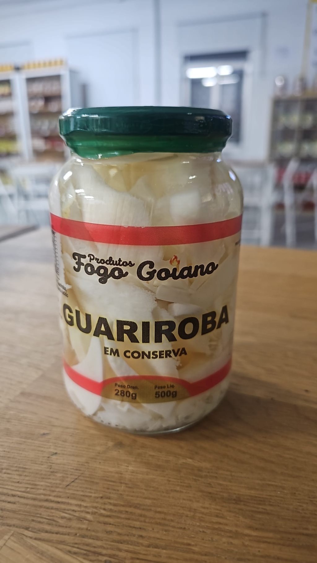 Guariroba em conserva 